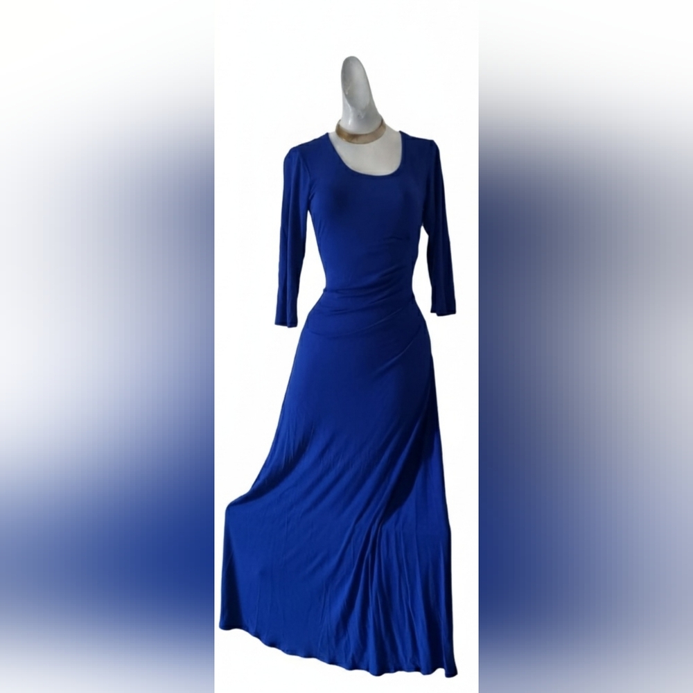 Calvin Klein Royal Blue Maxi Long Dress S-M
